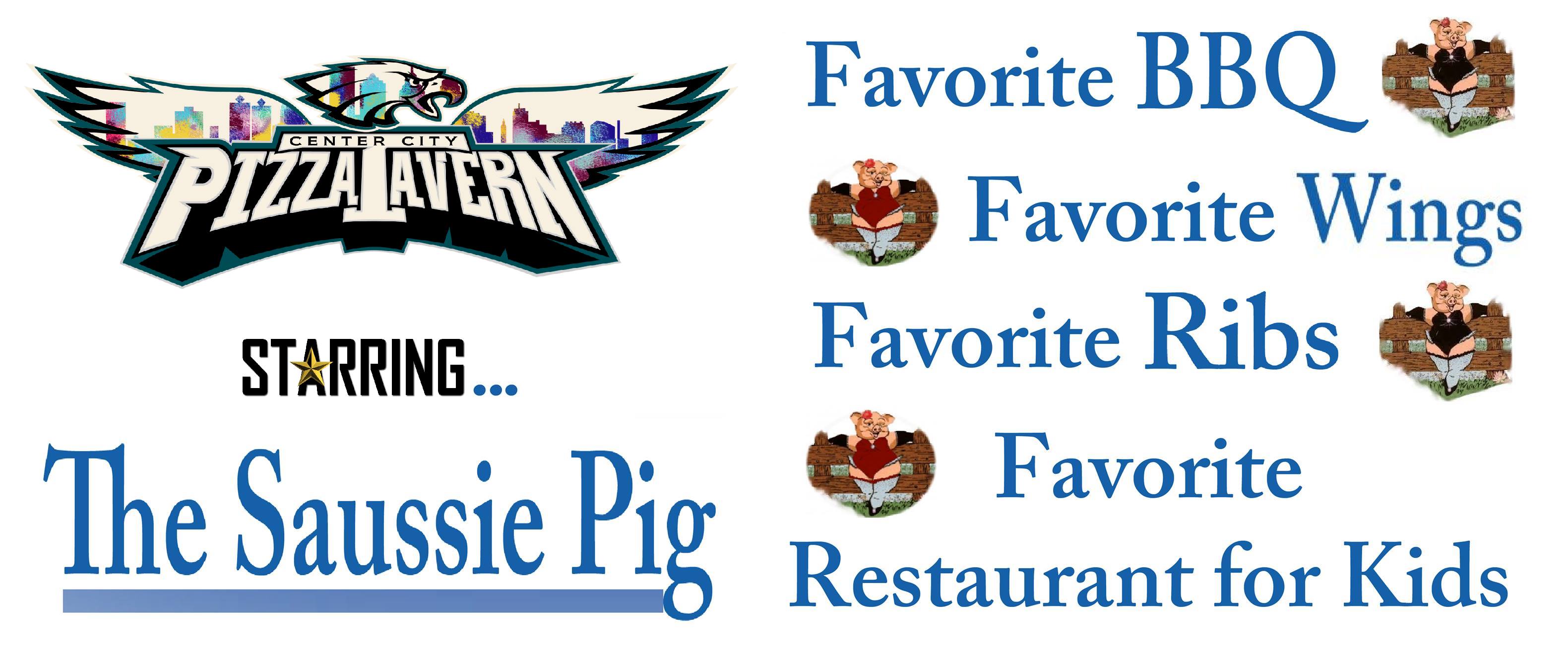 Center City Tavern starring The Saussie Pig