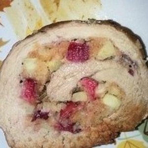 cranberry apple stuffed pork loin