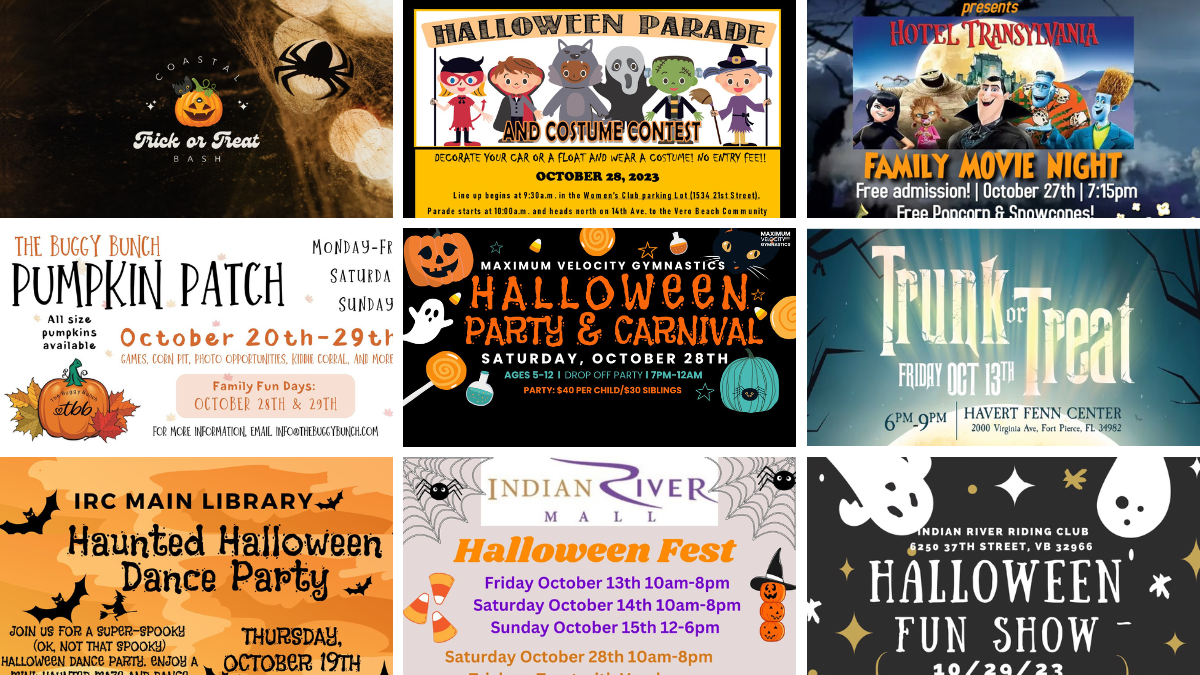 Vero Vine's Top 9 Spooktacular Halloween Events for Kids & Families